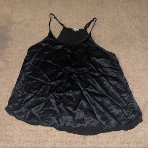 PJ Salvage Black Silk Set